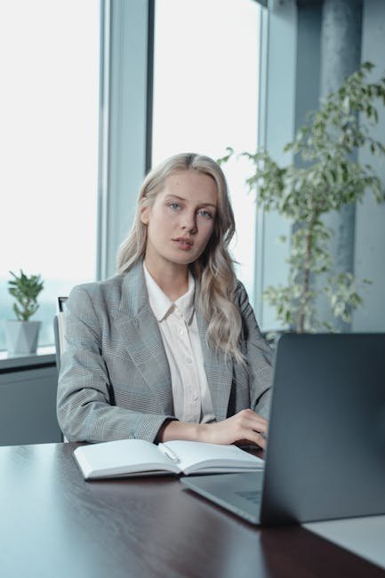 Woman working from home on video meeting with AI meeting assistant