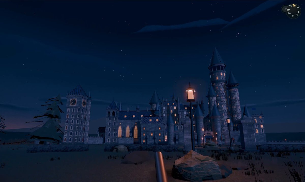 3D castle generated in a Claude Fable 5 demo