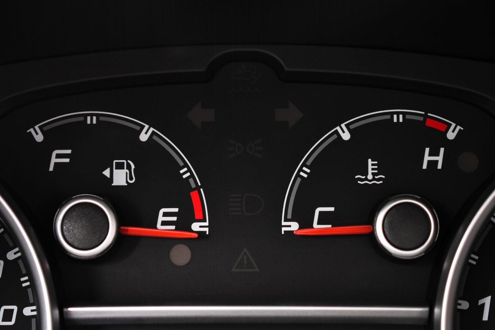 Car fuel gauge on a dashboard, standing in for a weekly allowance dropping back down