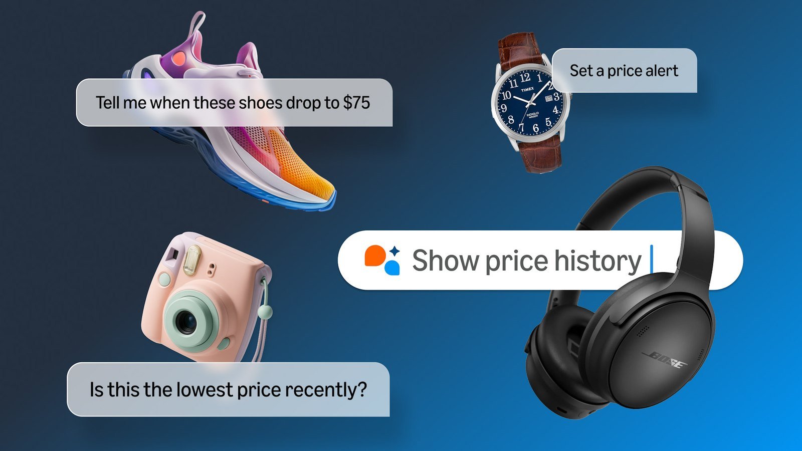 Amazon's Show price history prompt in Alexa for Shopping, asking if this is the lowest price recently